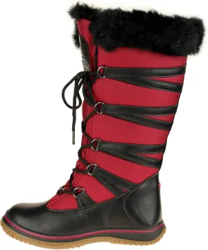 PAJAR Women's Grip Star Tall Winter Waterproof Insulated Snow Boot With Side Zipper and Laces
