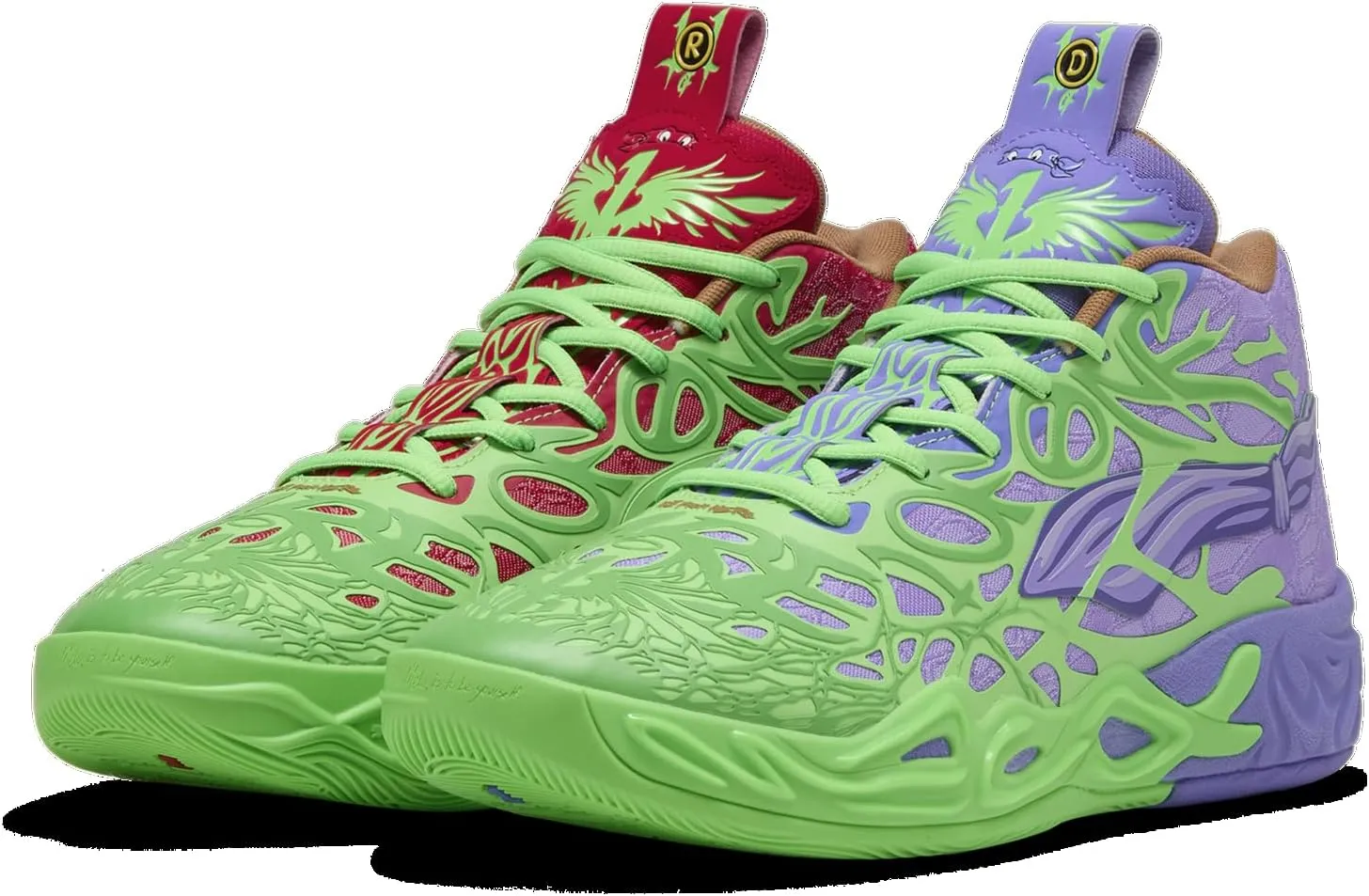 Puma MB.04 TMNT R&D - Boys' Grade School (Red/Dark Amethyst)