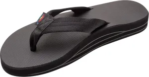 Rainbow Sandals Men's Double Layer Soft Top 1" EVA Rubber Filled Nylon Strap