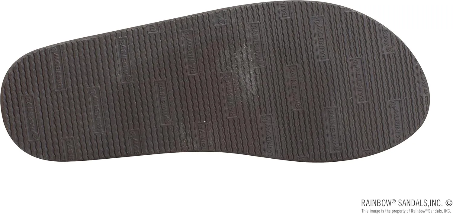 Rainbow Sandals Men's Double Layer Soft Top 1" EVA Rubber Filled Nylon Strap