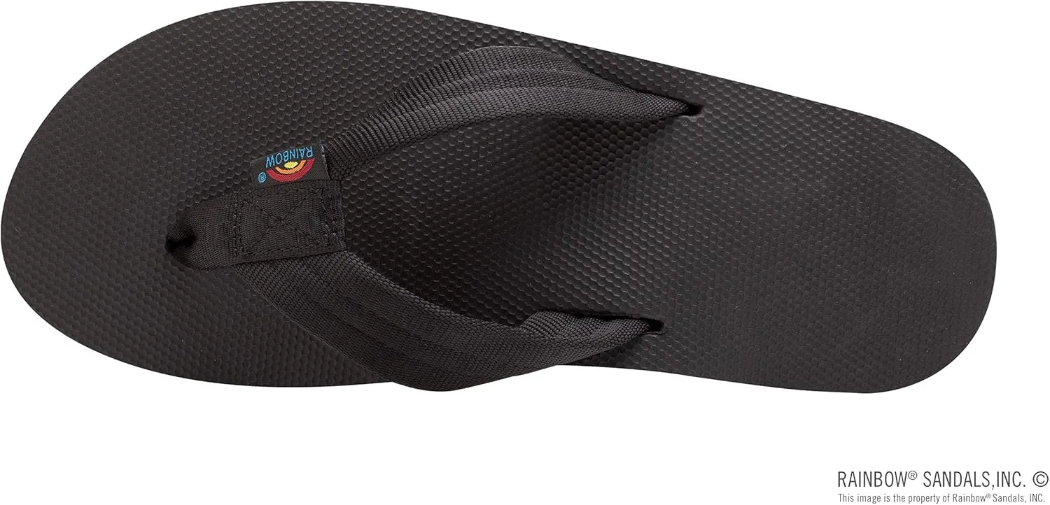 Rainbow Sandals Men's Double Layer Soft Top 1" EVA Rubber Filled Nylon Strap