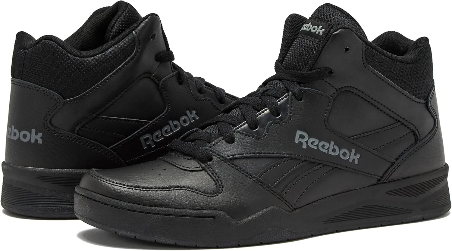 Reebok Royal BB4500 Hi2 High Top Sneakers for Men, Black or White Mens Basketball Shoes, Medium or Wide Width Size 7 to 14 Athletic Mens Shoes