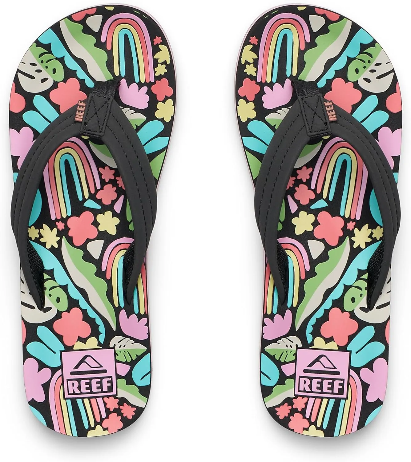 REEF Kids Ahi Unisex-Child Beach Flip Flop, Soft Cushion Footbed, Water Friendly