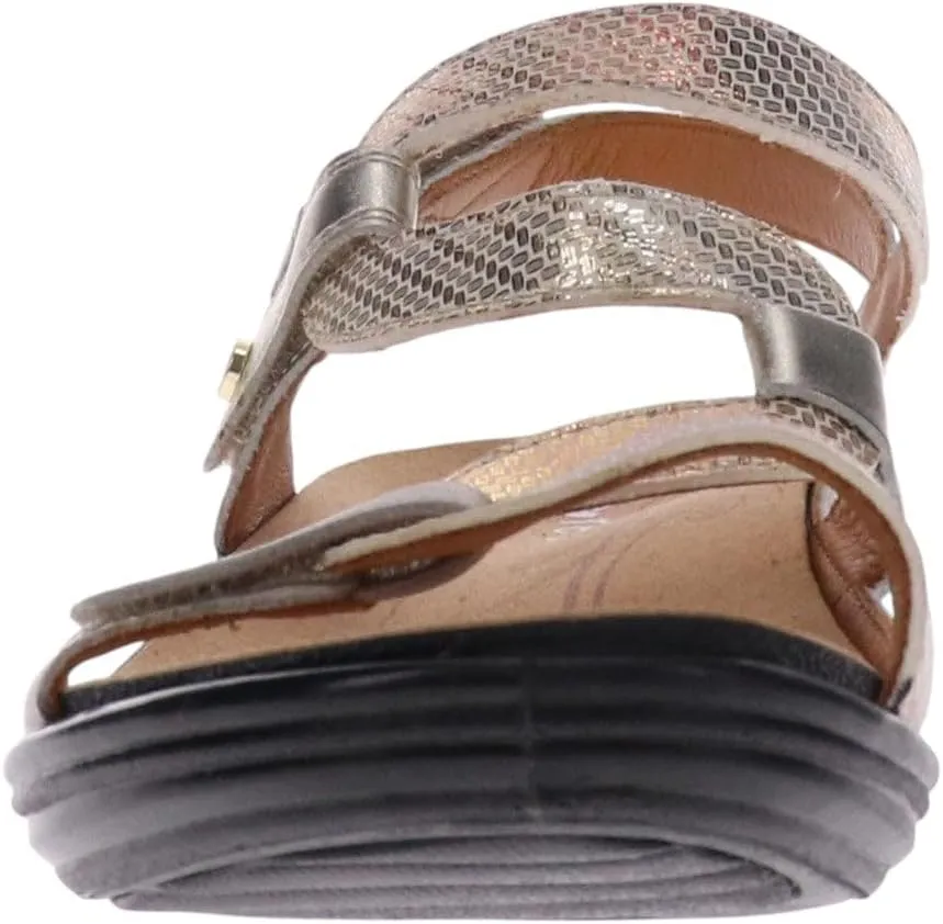 Revere Emerald 3 Women’s Sandals - Premium Soft Leather, Adjustable Straps & Contoured Footbed - Orthotic Arch Support for Stylish Comfort & All-Day Wear