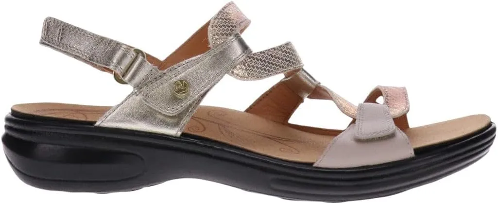 Revere Emerald 3 Women’s Sandals - Premium Soft Leather, Adjustable Straps & Contoured Footbed - Orthotic Arch Support for Stylish Comfort & All-Day Wear