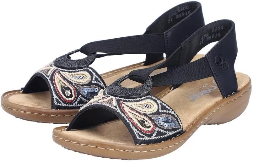 Rieker 608B4 Regina Women's Sandals - Comfort & Style