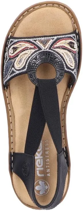 Rieker 608B4 Regina Women's Sandals - Comfort & Style
