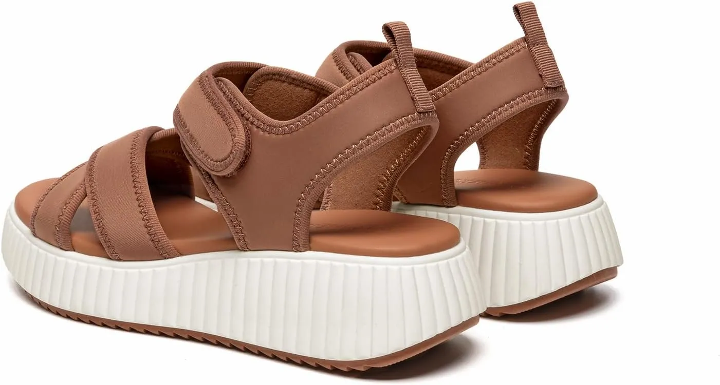 Rihero Women's Comfortable Platform Sport Sandals Open Toe Soft Adjustable Summer Beach Wedge Sandals