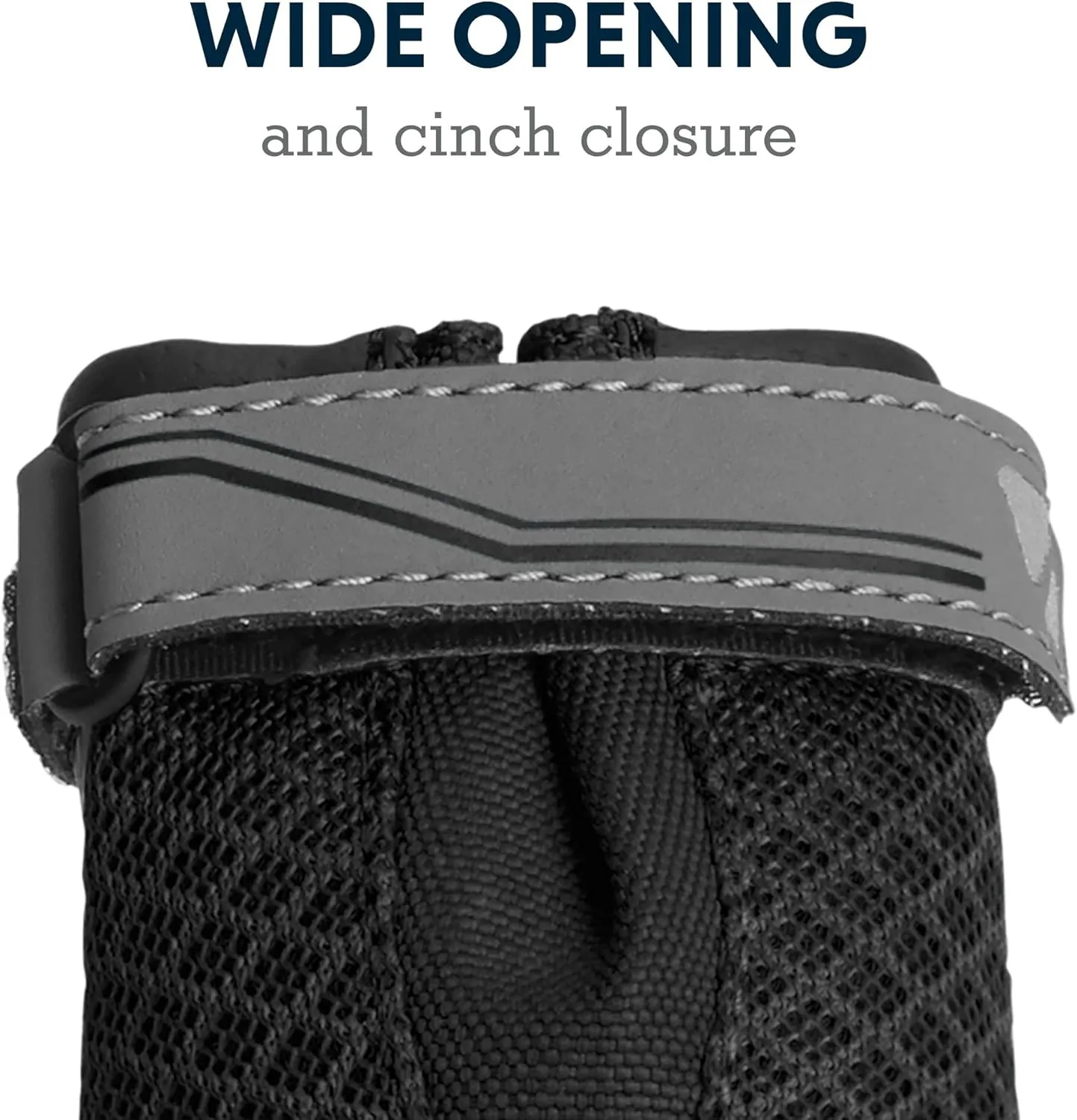Ruffwear, Grip Trex Dog Shoes, Non-Slip Boots for Hot Pavement & Snow, Weatherproof Paw Protection with Breathable Mesh, Rugged Sole for Hiking, Obsidian Black, 2.00"