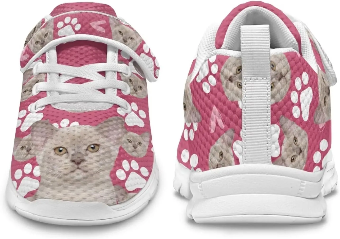 School Sneakers for Girls Boys Running Tennis Shoes Kids Slip on Shoes