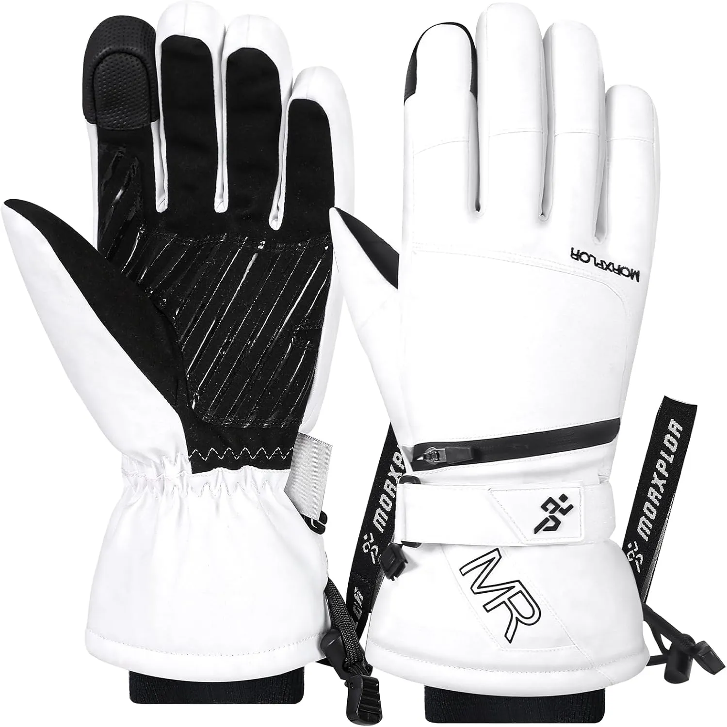 Ski Snow Gloves - 3M Thinsulate Insulated, Warm Winter Snowboard & Snowmobile Gloves for Men & Women - Waterproof & Windproof - Touchscreen Compatible