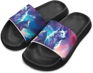 Slides for Kids Summer Slippers Boys Non-Slip Shower Shoes