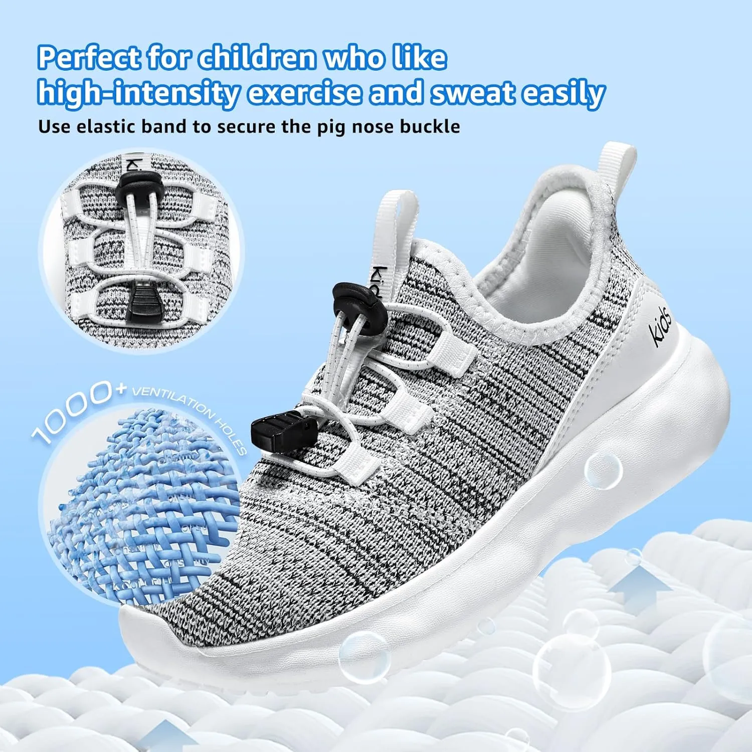 Sneakers for Girls Slip on Shoes Boys School Shoes