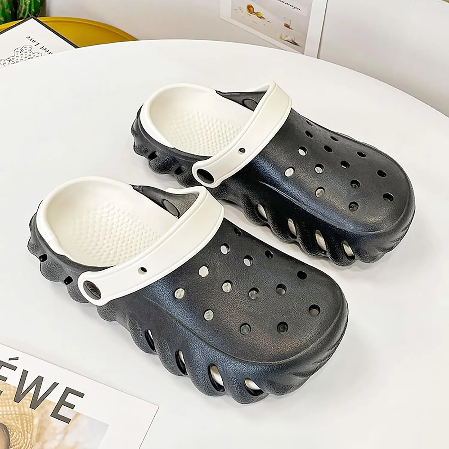 Solaud Women Men Comfortable Clogs Shoes Soft Breathable Non-Slip Unisex Garden Outdoor Beach Clog Sandals