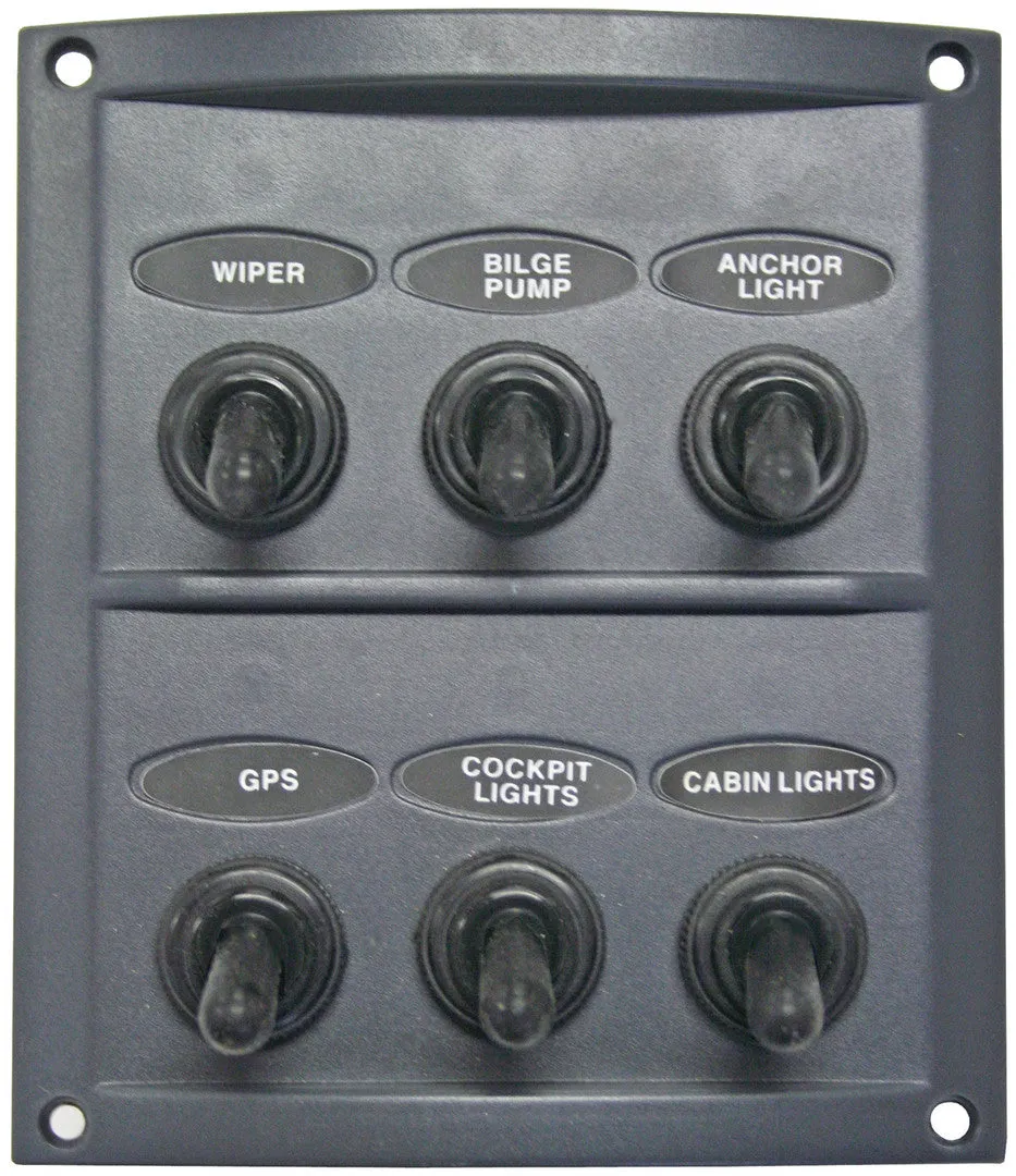 Splashproof Switch Panel Grey