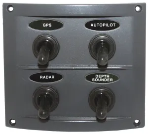 Splashproof Switch Panel Grey