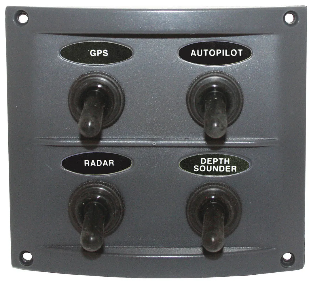 Splashproof Switch Panel Grey