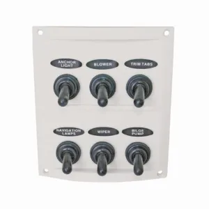 Splashproof Switch Panel White