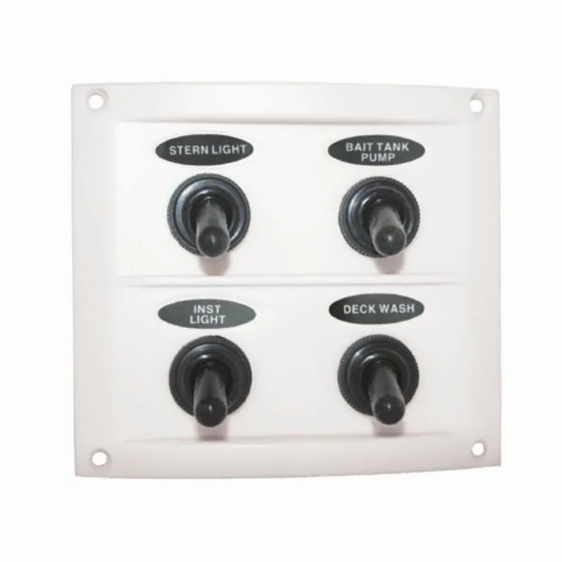 Splashproof Switch Panel White