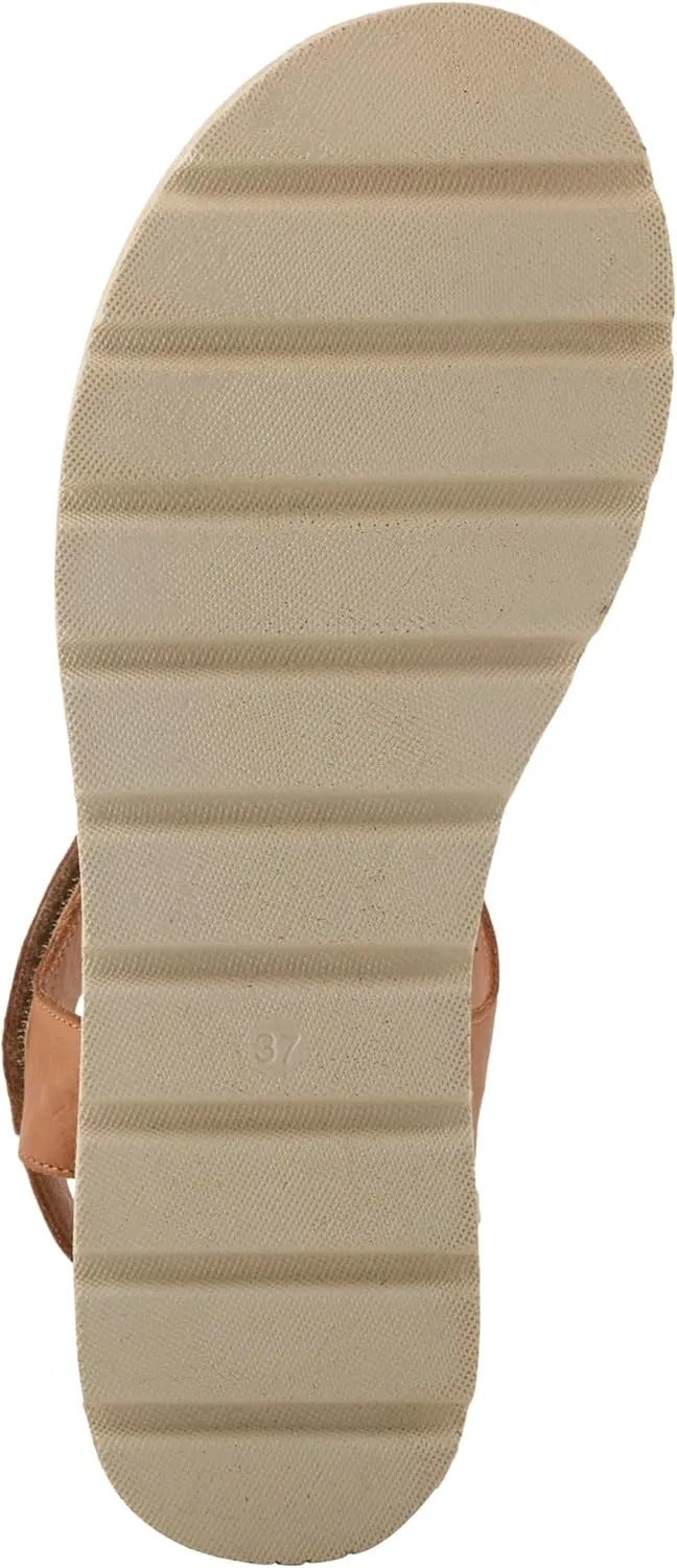 Spring Step Women's Hileman Leather Platform Sandal | Cushioned Footbed, Adjustable Strap, Flexible Sole – Comfortable Heel Sandals for All Day Wear