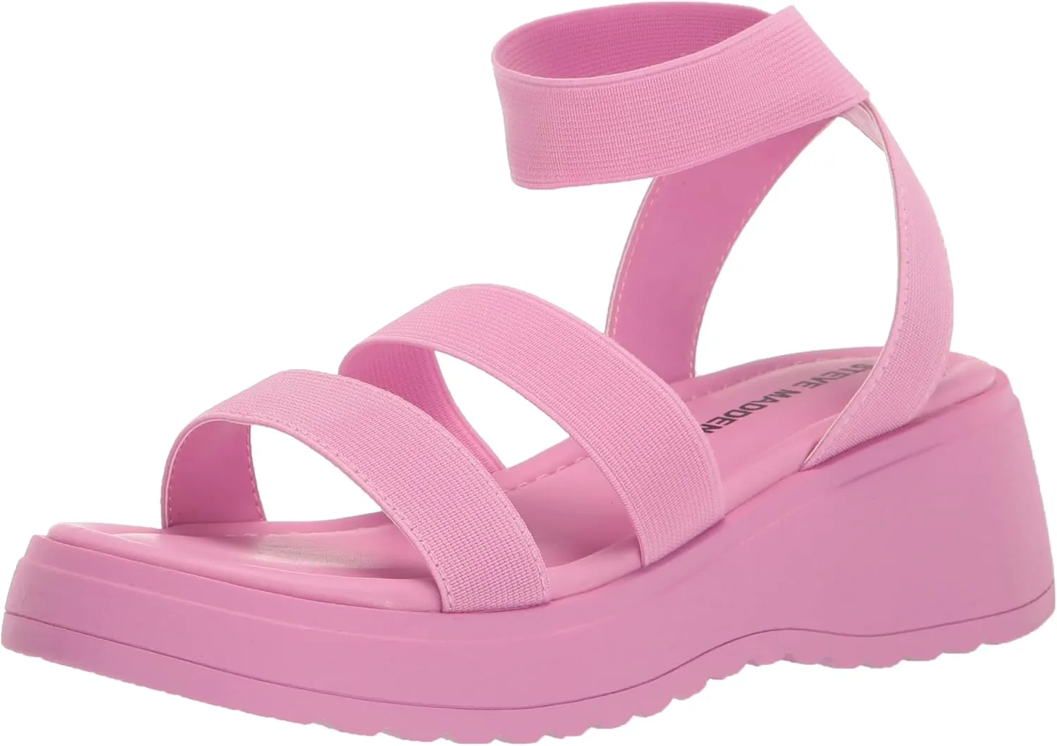 Steve Madden Girls Shoes Girls Sammie Sandal, Pink, 5 Big Kid