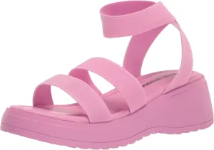 Steve Madden Girls Shoes Girls Sammie Sandal, Pink, 5 Big Kid