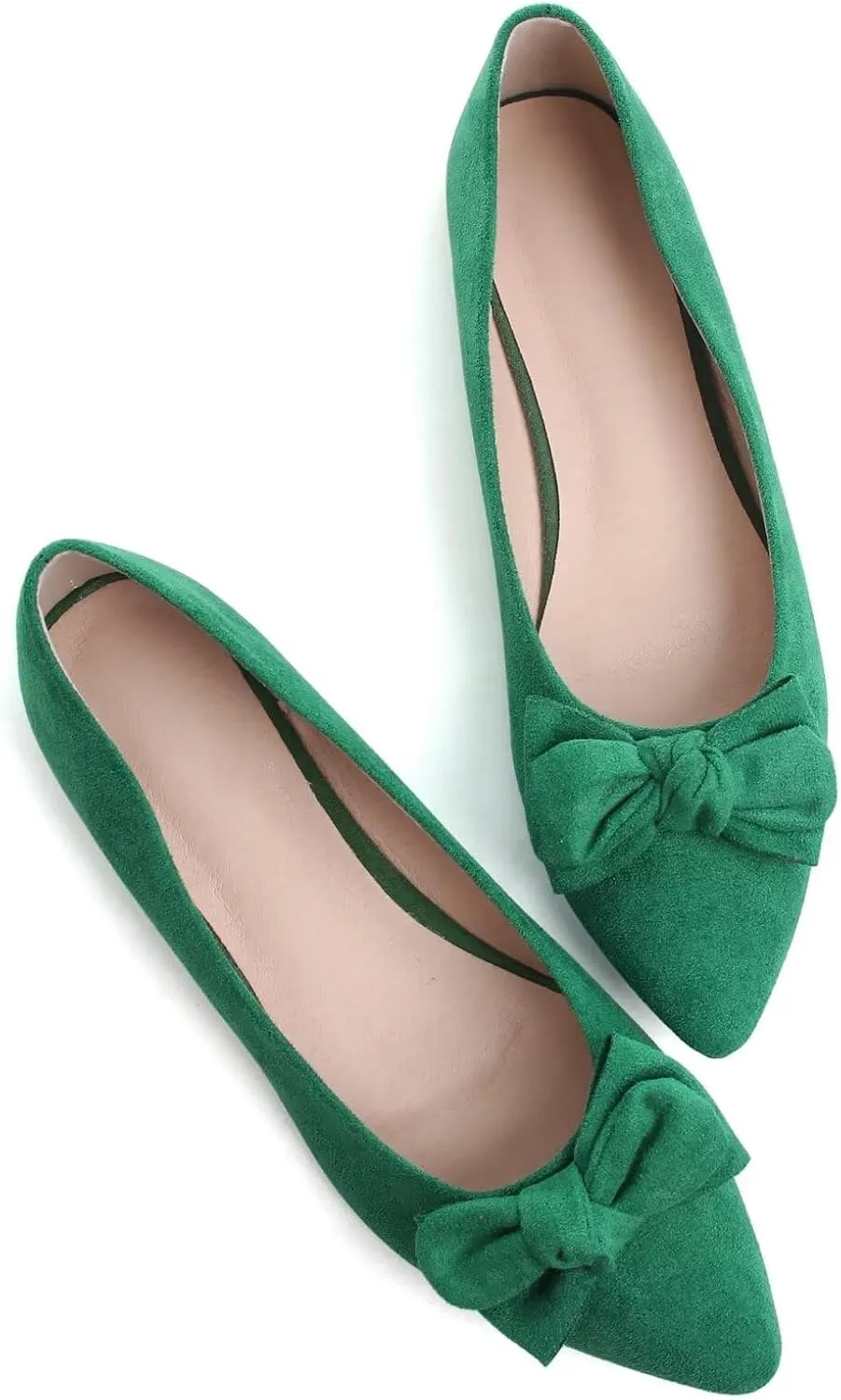 Stunner Womens Flats Fashion Pointed Toe Bowknot Dress Flats Casual Flats Comfortable Slip On Ballet Flats