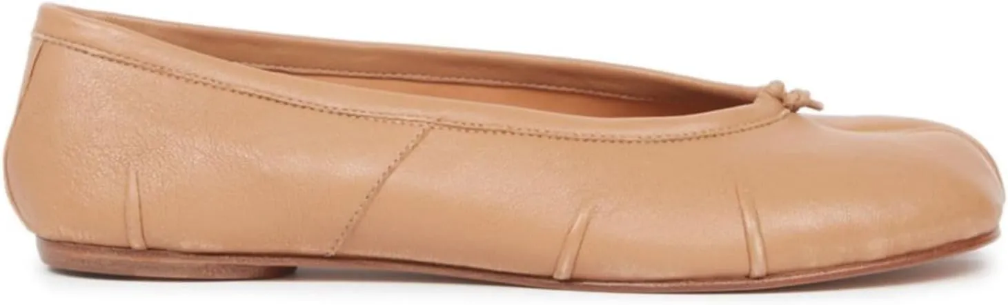 Tabi Ballet Flats for Women Dressy Casual Shoes Split Toe Wide Flats Light Weight Japanese Shoes