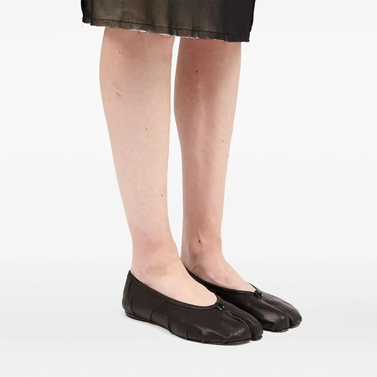 Tabi Ballet Flats for Women Dressy Casual Shoes Split Toe Wide Flats Light Weight Japanese Shoes