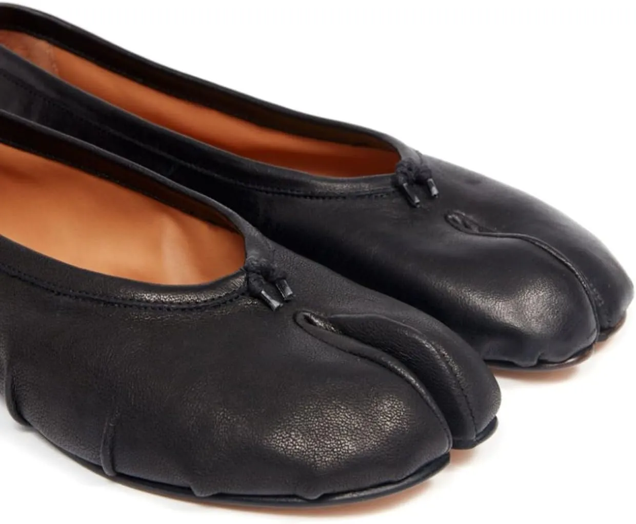 Tabi Ballet Flats for Women Dressy Casual Shoes Split Toe Wide Flats Light Weight Japanese Shoes