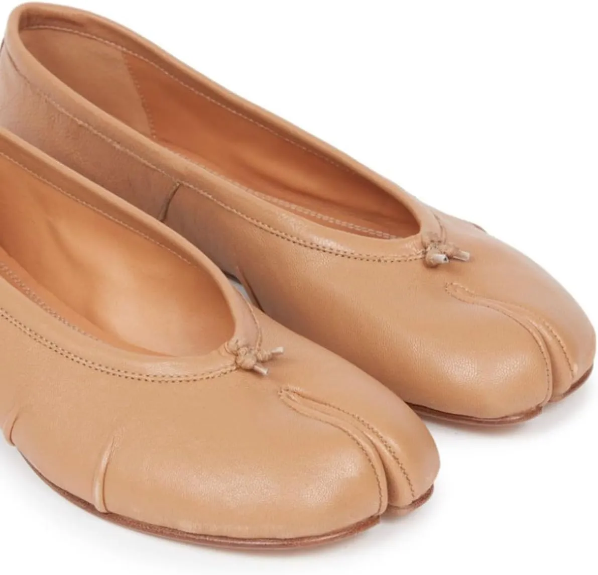 Tabi Ballet Flats for Women Dressy Casual Shoes Split Toe Wide Flats Light Weight Japanese Shoes