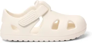 Ten Little Splash Sandals for Baby, Toddler & Kids, Adjustable, Closed Toe Water Sandals for Boys and Girls - Lightweight, Quick Drying Kids Water Shoes, and Flexible EVA with Traction - Soft White, 12