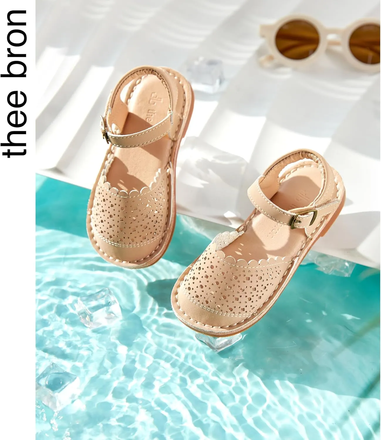 THEE BRON Girls Sandals Toddler Summer Dress Shoes
