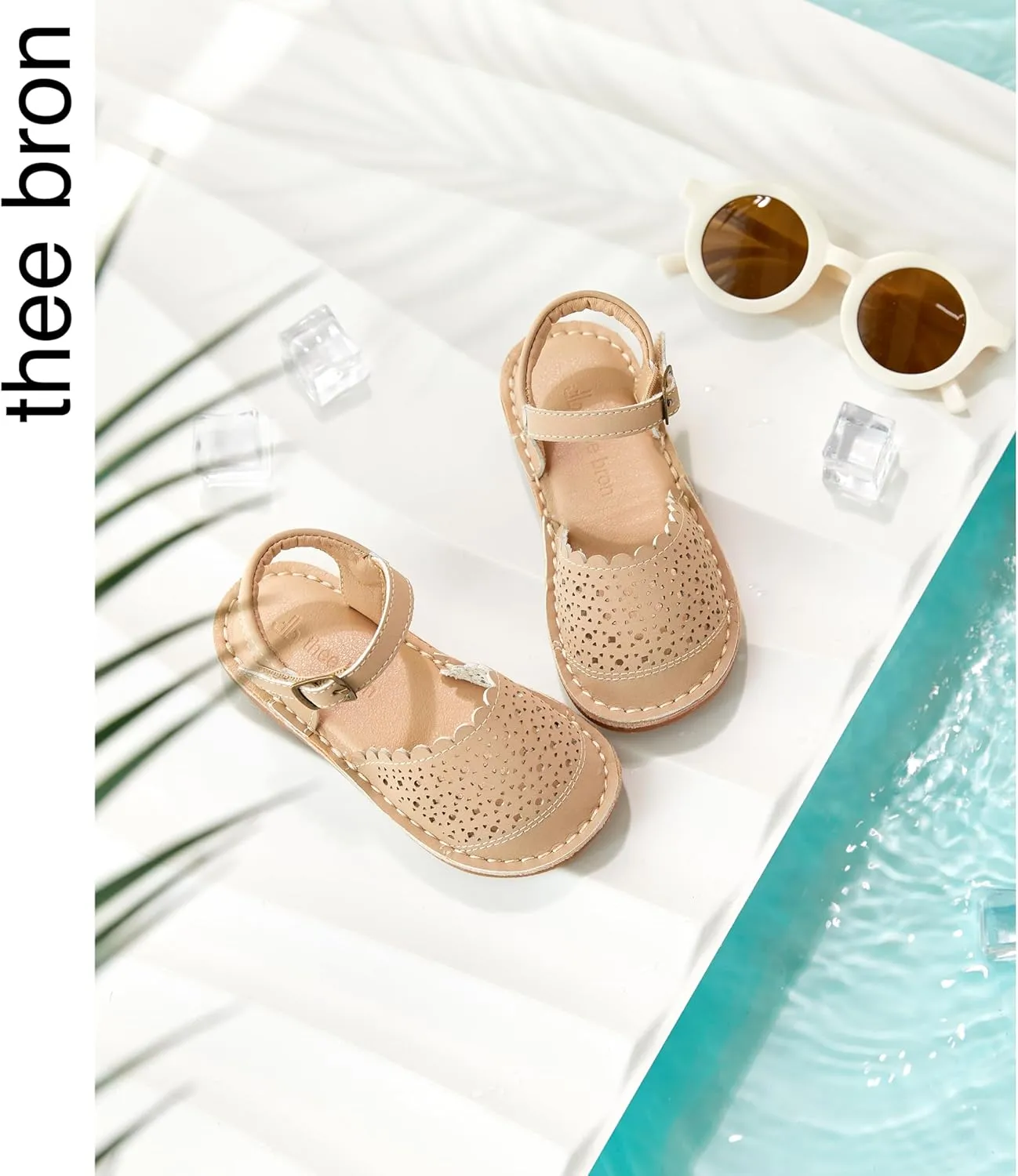 THEE BRON Girls Sandals Toddler Summer Dress Shoes