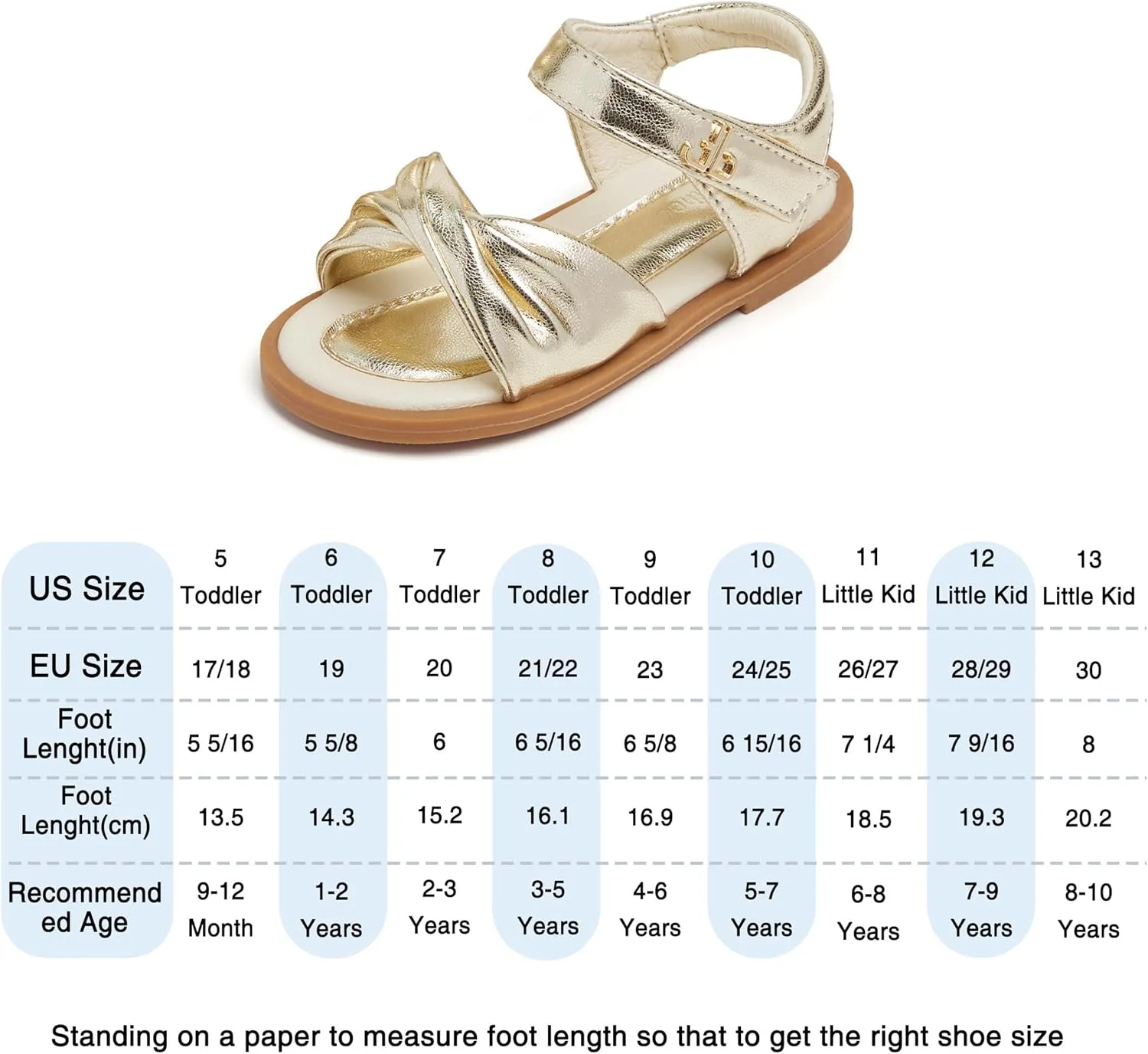 THEE BRON Toddler Girl Dress Sandals Sandalias para Nias