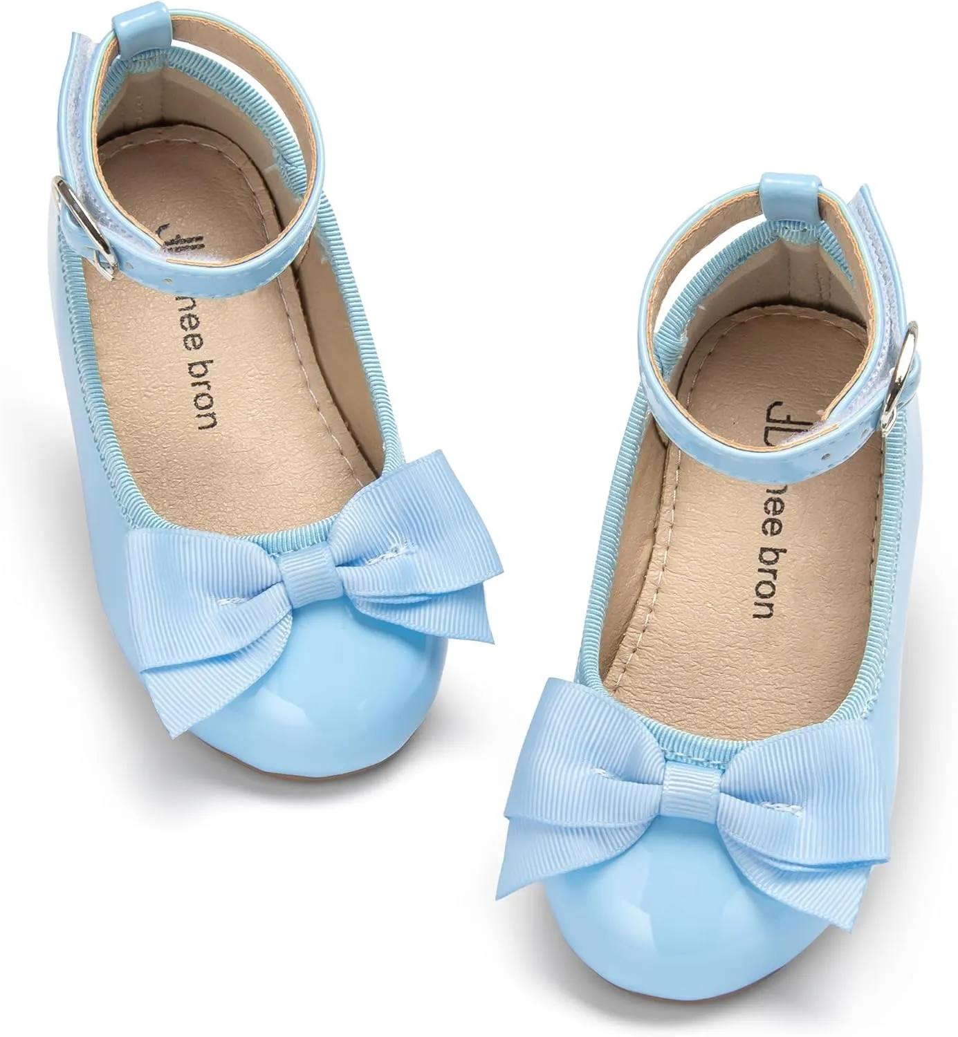 THEE BRON Toddler Girls Dress Shoes Ballet Mary Jane Flats Princess Costume Shoes