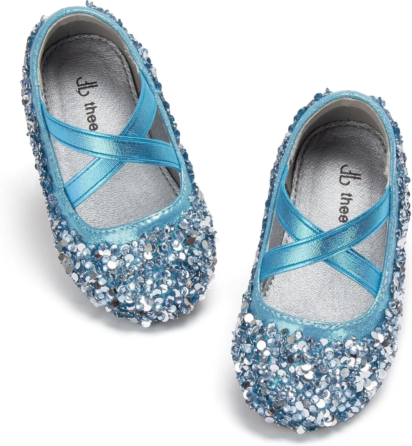 THEE BRON Toddler Girls Dress Shoes Ballet Mary Jane Flats Princess Costume Shoes