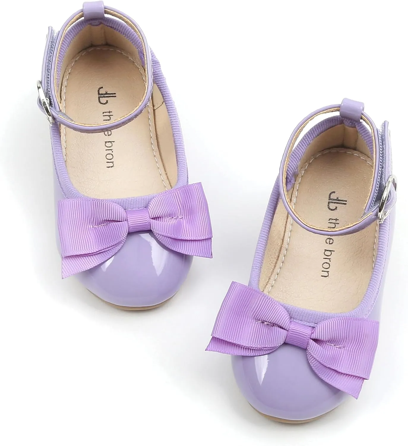 THEE BRON Toddler Girls Dress Shoes Ballet Mary Jane Flats Princess Costume Shoes
