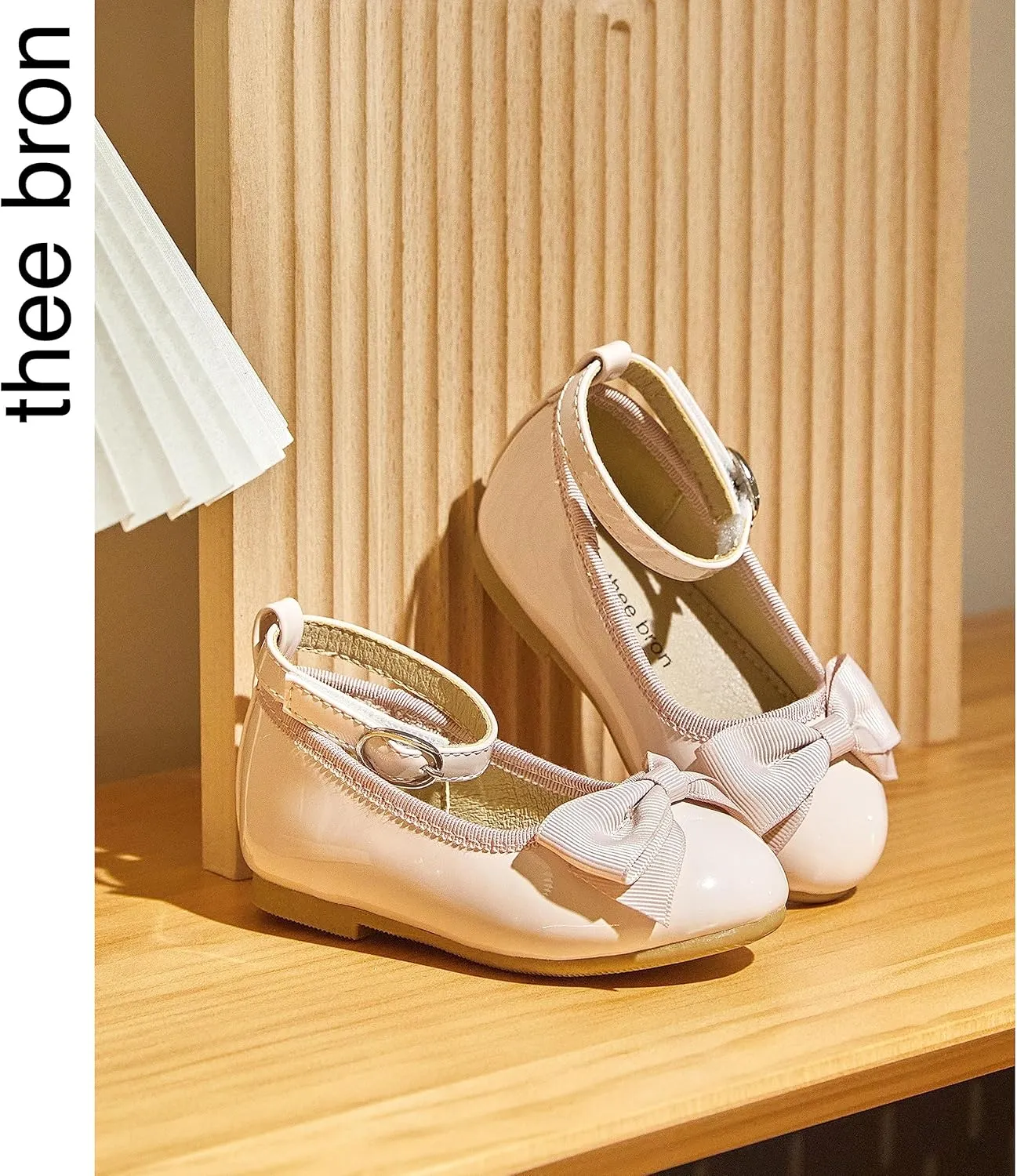 THEE BRON Toddler Girls Dress Shoes Ballet Mary Jane Flats Princess Costume Shoes