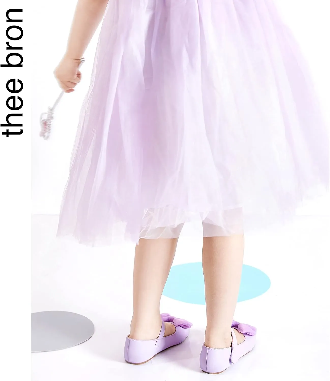 THEE BRON Toddler Girls Shoes Mary Jane Flats for Girls Ballerina Dress Shoes