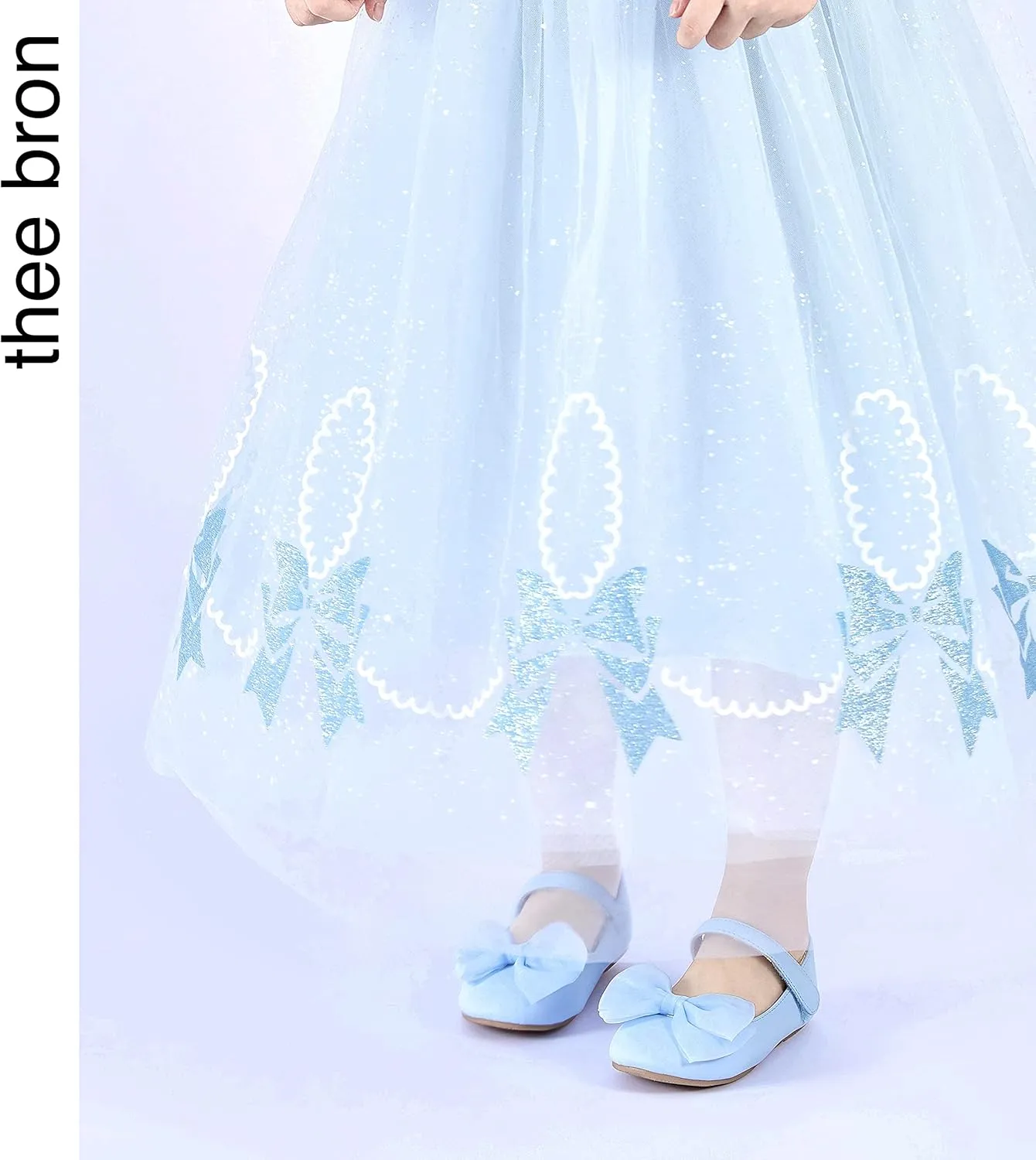THEE BRON Toddler Girls Shoes Mary Jane Flats for Girls Ballerina Dress Shoes
