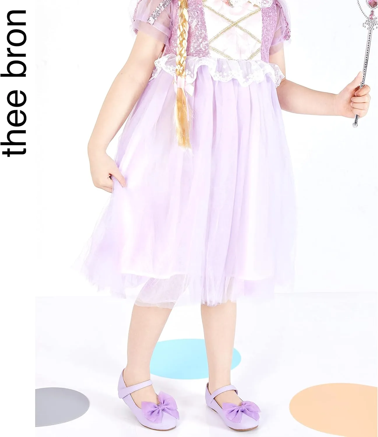 THEE BRON Toddler Girls Shoes Mary Jane Flats for Girls Ballerina Dress Shoes