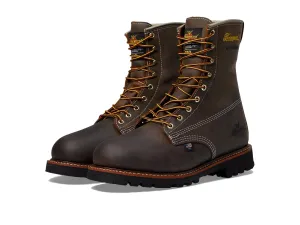 Thorogood American Legacy 8” Leather Waterproof Insulated Work Boots for Men with Composite Shank Non-Safety Toe Oil and Slip-Resistant Outsole, Crazyhorse - 8.5 D