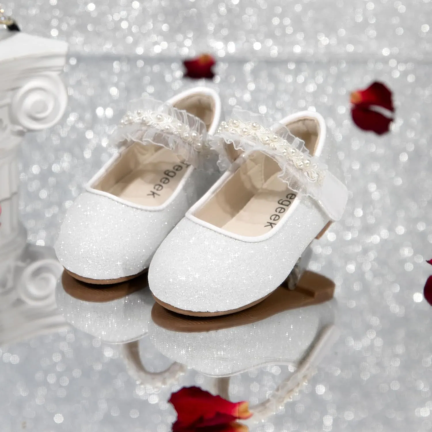 Toddler Ballet Flats for Girls - Princess Party Shoes Wedding & Dress