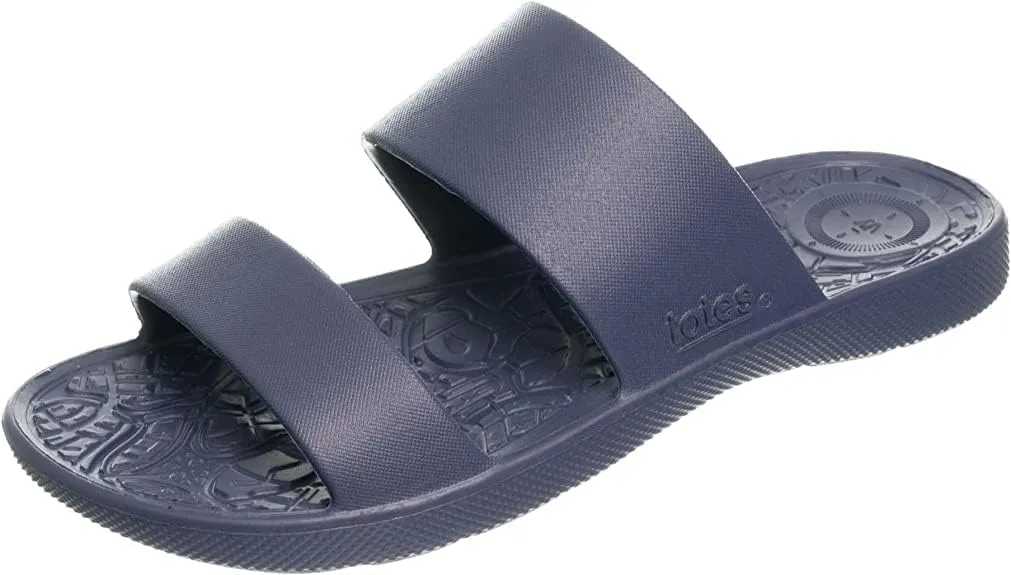 totes Women’s Slides - Everywear Hudson Soft, Waterproof Pool & Beach Sandals