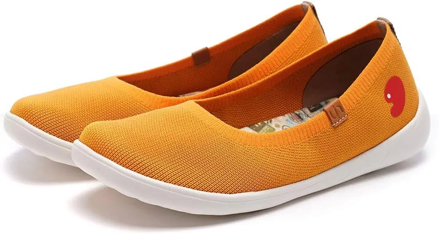 UIN Ballet Flats Shoes for Women Art Printed Wide Toe Casual Breathable Lightweight Slip On Women Loafers