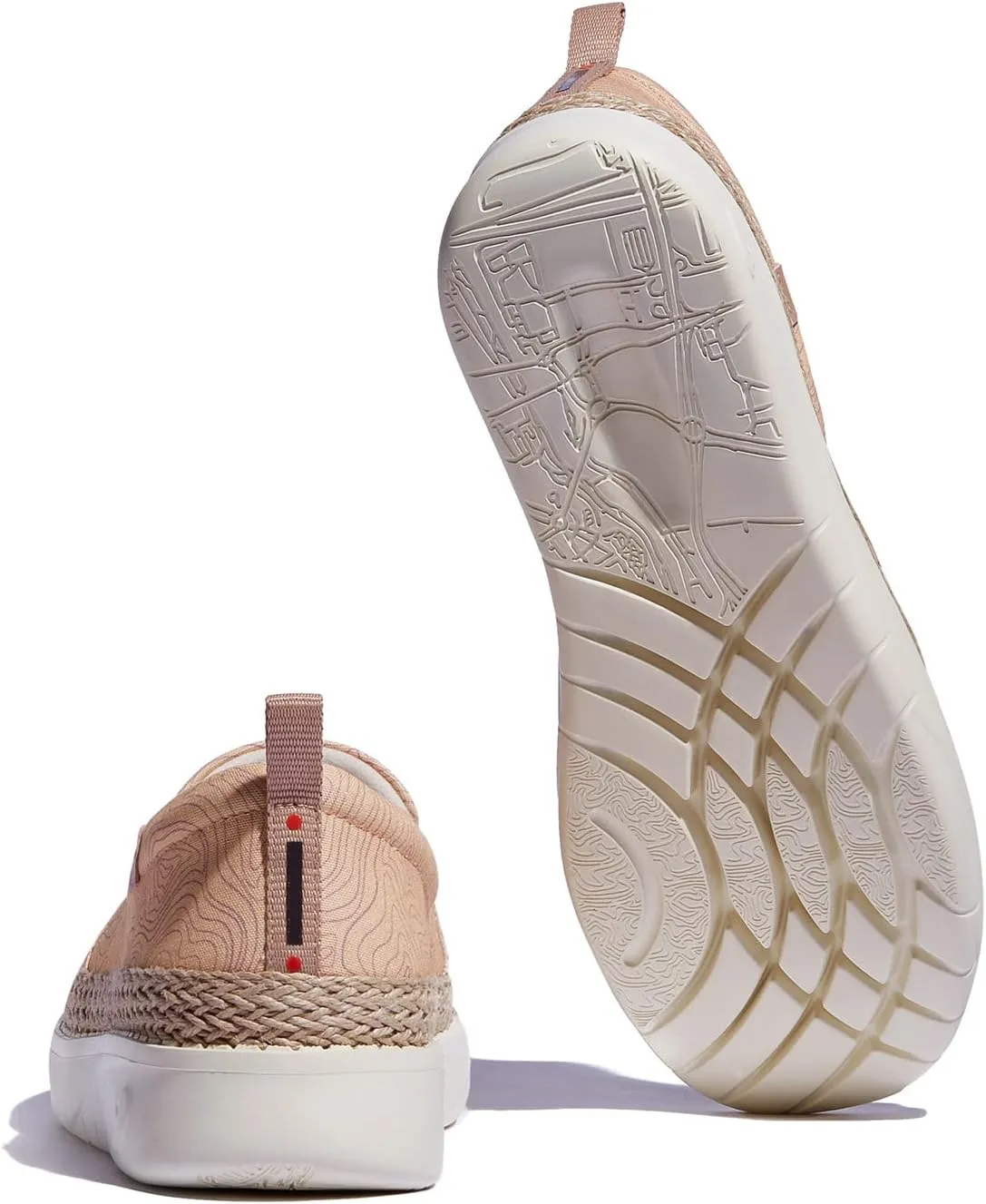 UIN Women's Art Painted Loafers Slip On Casual Travel Shoes Lightweight Comfort Walking Fashion Sneaker Tarragona Series
