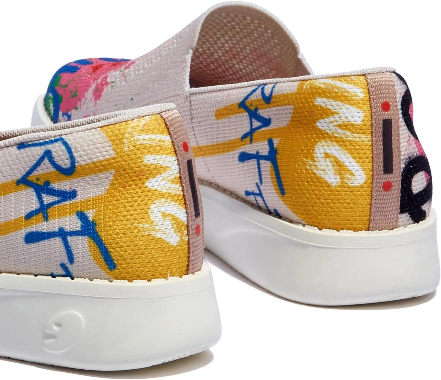 UIN Women's Art Painted Loafers Slip On Casual Travel Shoes Lightweight Comfort Walking Fashion Sneaker Tarragona Series