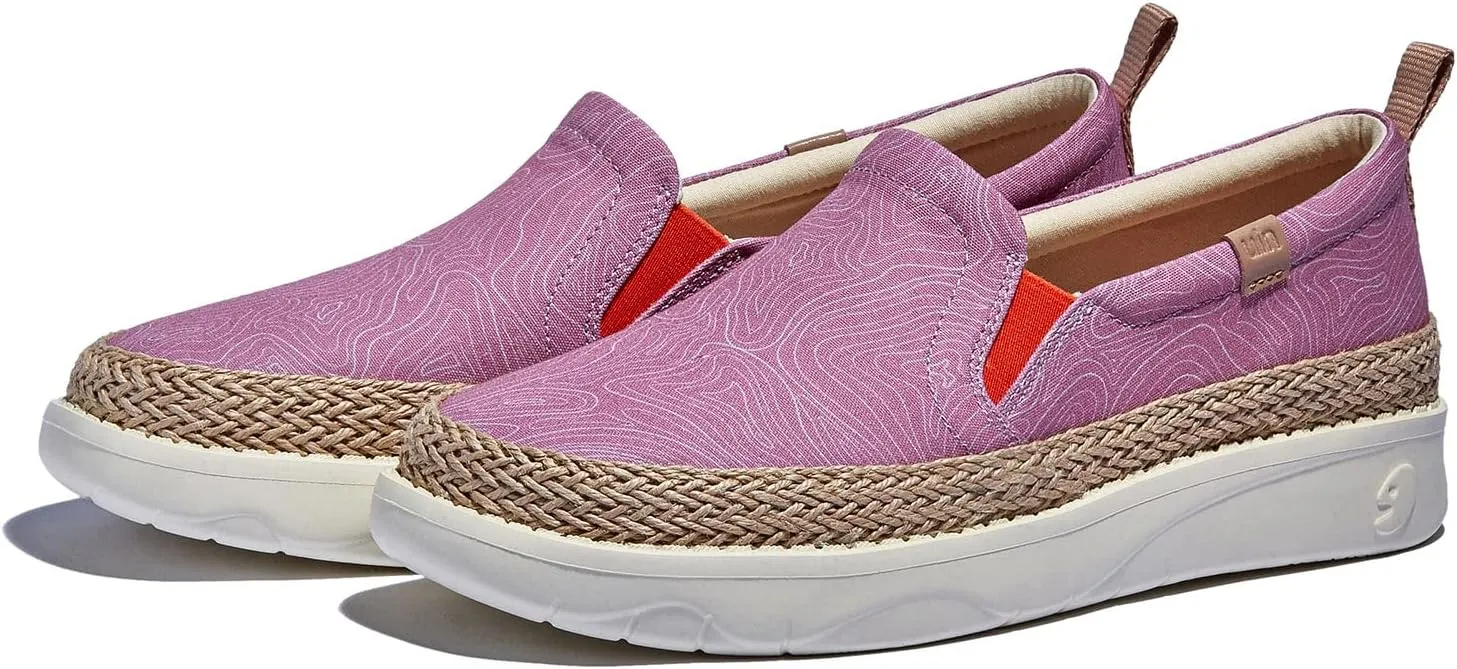 UIN Women's Art Painted Loafers Slip On Casual Travel Shoes Lightweight Comfort Walking Fashion Sneaker Tarragona Series