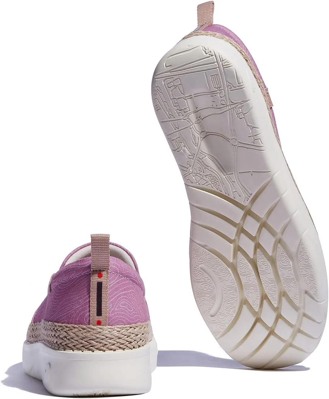 UIN Women's Art Painted Loafers Slip On Casual Travel Shoes Lightweight Comfort Walking Fashion Sneaker Tarragona Series